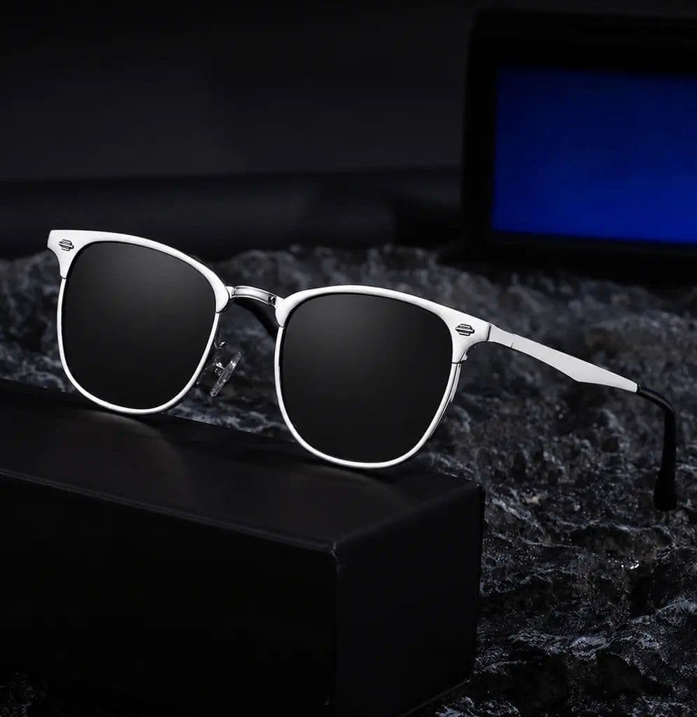 Men Polarized Sunglasses (silver)